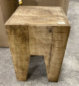 Hand Crafted Wood Stool