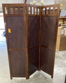 Modern Cherry Dressing Screen