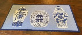 Liora Manne Spice Jars Blue Rug 3' x 6'