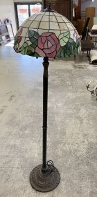 Faux Stained Glass Floor Lamp