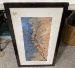 Framed Watercolor Style Artwork Print