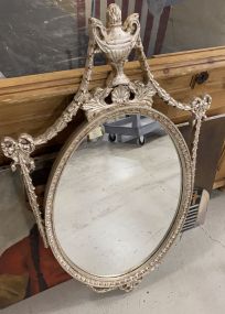 French Louis XVI Style Wall Mirror