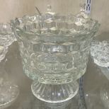 Fostoria American Clear Pedestal Bowl