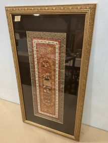 Framed Asian Silk