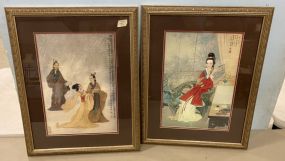 Pair of Asian Framed Prints