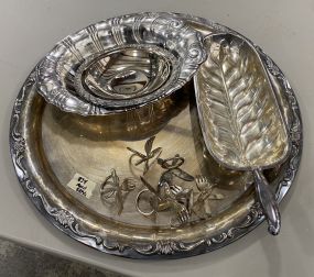 Silver Plate Serving Piecse