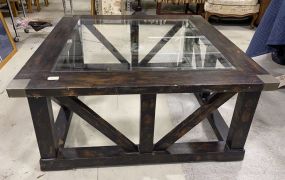 Farm Style Square Coffee Table