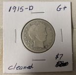 1915-D Barber Quarter