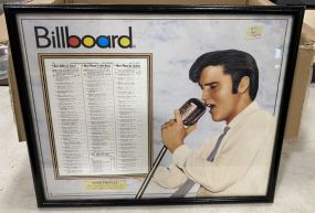 Elvis Presley Framed Billboard