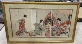 Toyohrica Chikanobu Framed Asian Prints
