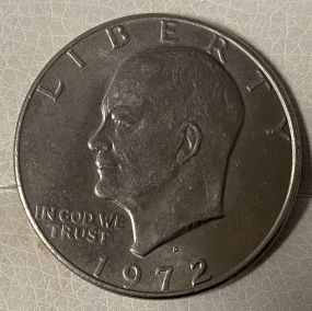 1972-D Eisenhower Dollar