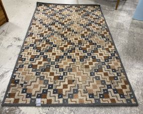 Woolmark Diamond Geo Rug