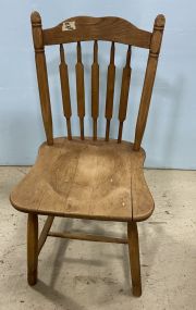 Vintage Oak Side Chair