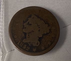 1842 Large Cent