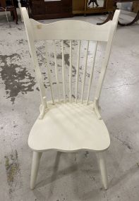 White Painted Spindle Back Chair