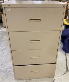 Four Drawer Metal File Cabinet