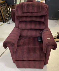 Red Upholstered Lift Chair