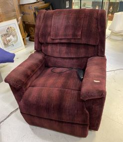 Red Upholstered Lift Chair