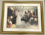 Framed Print Of Lady In Wedding Dress