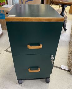 Two Drawer Metal File Cabinet