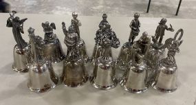 Danbury Mint Silver Plate Bells