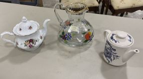 Grouping of Assorted Tea and Water Pitchers
