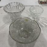 Grouping of Decorative Glass Bowls