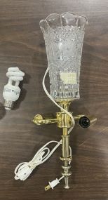 Underwriters Laboratory Portable Lamp With Bulbs