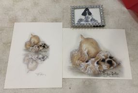 Barbara Butler Signed Dog Prints