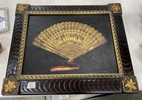 Chinese Hand Painted Gilt Fan