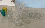 Assorted Group of Fostoria and Other Misc Glassware
