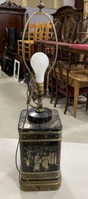 Asian Style Coffee Tin Lamp
