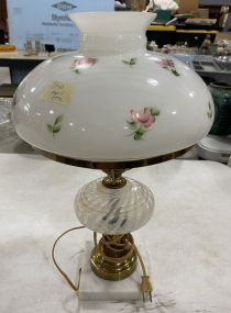 Milk Glass Shade Table Lamp