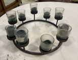 Wrought Iron Circle Candle Stand