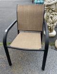 Pair of Metal Outdoor Arm Chairs
