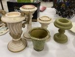 Resin Decorative Candle Stands, Flower Pots