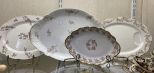 4 Porcelain Platters