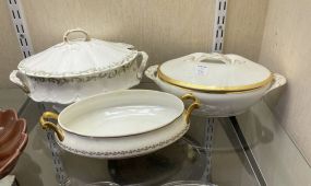 3 Porcelain Tureens