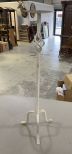 White Wrought Iron Candle Stand