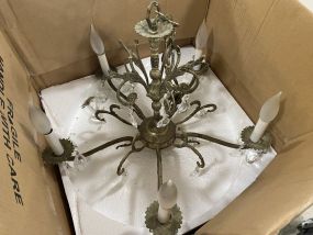 Vintage Five Arm Chandelier