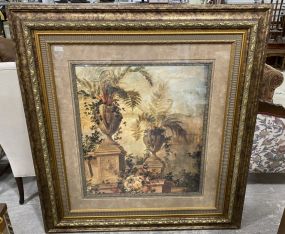 Large Framed Print of Urns