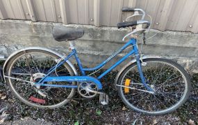 1975 Schwinn Model K80 Blue Five Speed Breeze Bike