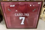 Framed Carolina Football Jersey