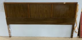 Oak Finish King Size Headboard