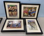 Four B. Cook Prints