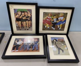 Four B. Cook Prints