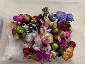 Group of Animal and Toy Ornaments