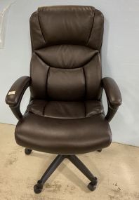 Clean faux Leather Office Chair