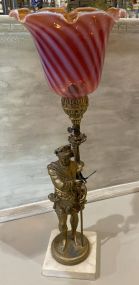 Antique French Figueroa Gas Cigar Lamp