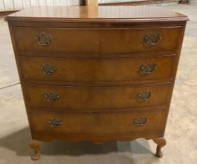 Vintage Queen Anne Style Chest of Drawers